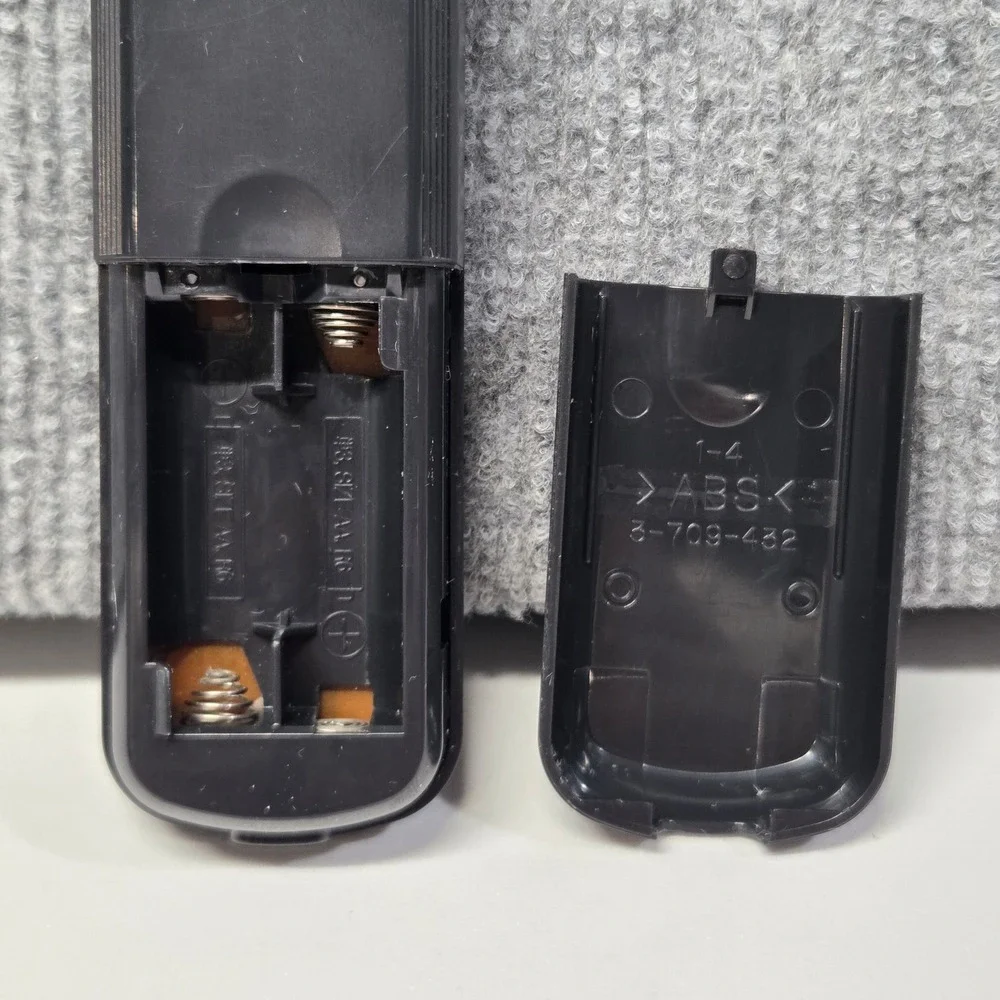 Sony RMT-V266B VCR TV Remote Control VCR Plus+ Black OEM Replacement